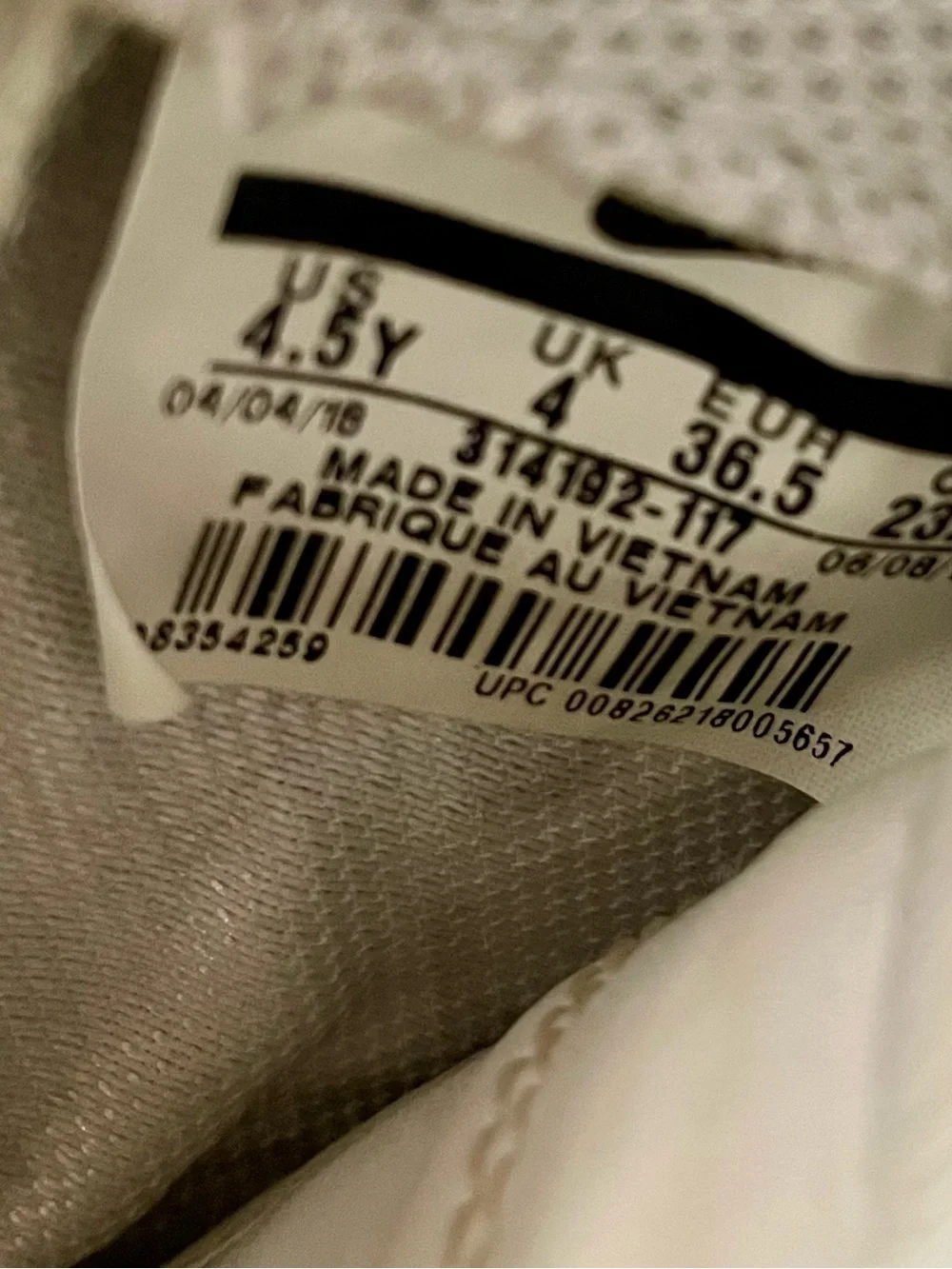 NIKE AF1 SZ 4.5